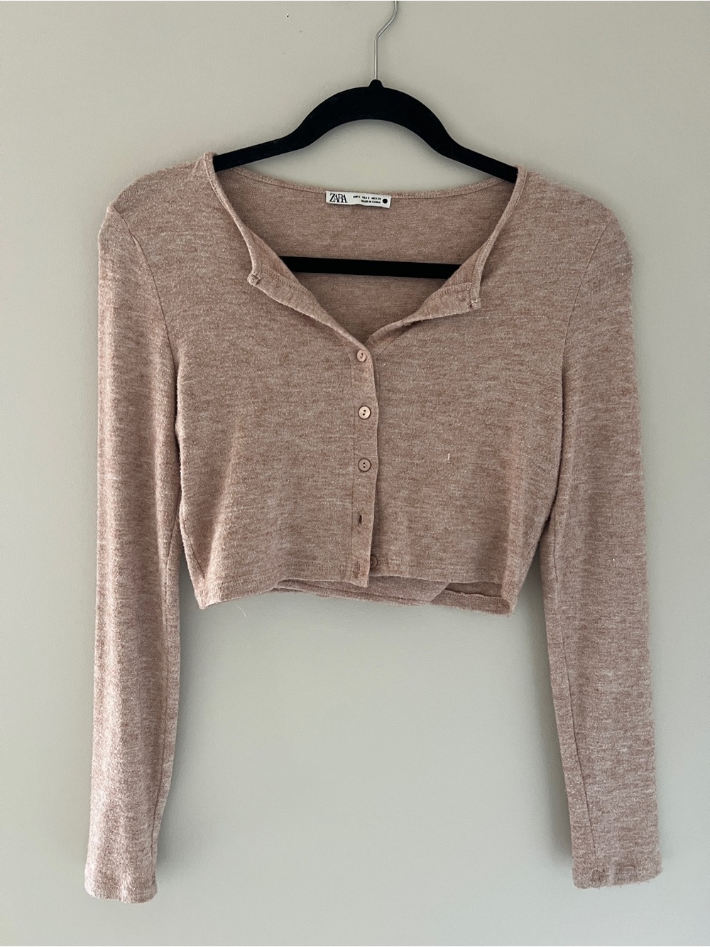 Zara Cropped Long Sleeve Set